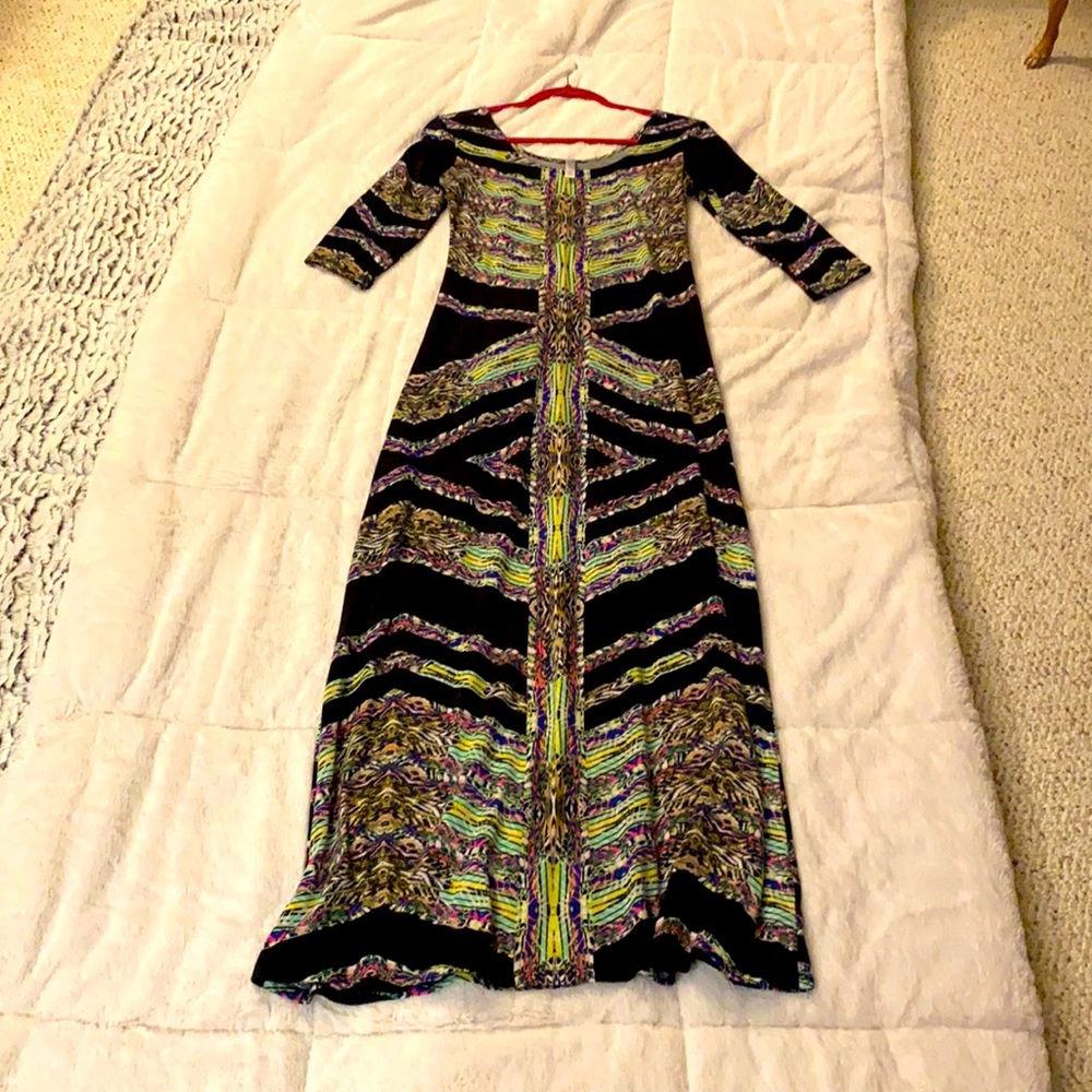 Printed maxi dress